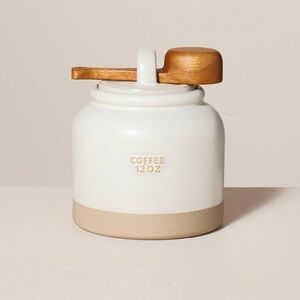 Hearth & Hand with Magnolia 12oz Stoneware Crock Coffee Canister with Scoop